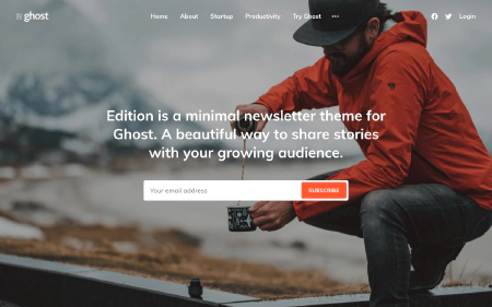 Ghost application screenshot